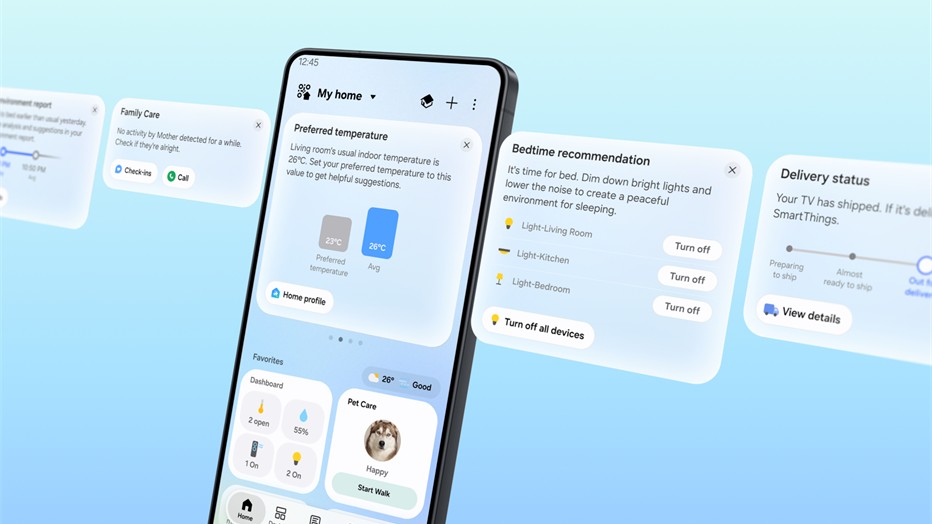 SmartThings Now : Samsung change l'accueil